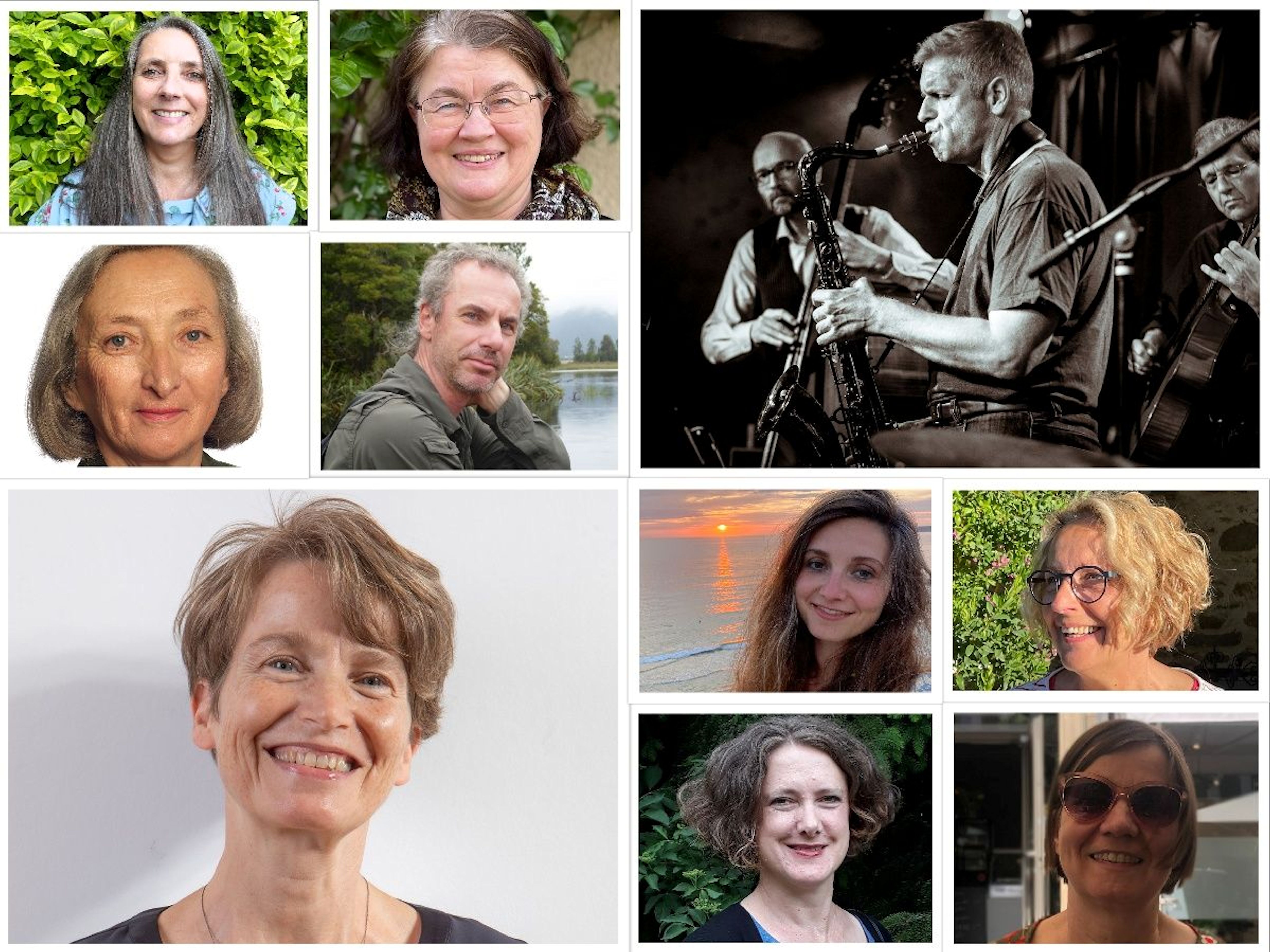 Monika Miller © Volker Wasserthal, Bass’n’Two © Martin Przykutta, Katherina Corsten © privat, Friederike Hermanni © privat, Birgit Jennerjahn-Hakenes © Guido Hakenes, Veronika Lutz © privat, Romy Neumüller © privat, Sara Rieger © privat, Matthias Wörne © privat und Susanne Zeier © privat